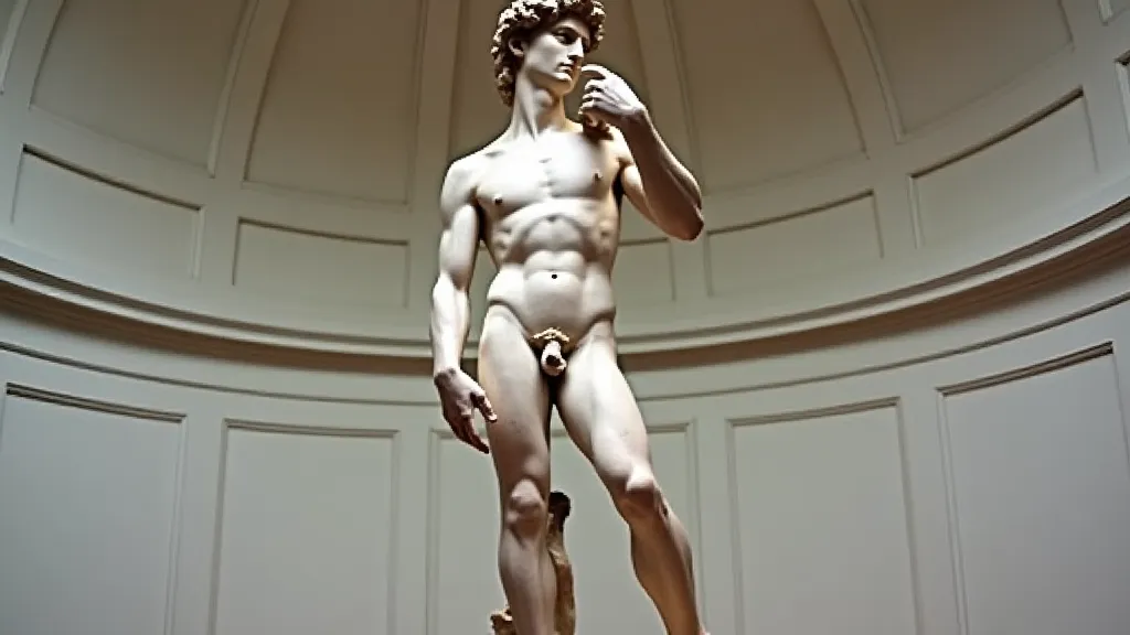 Michelangelo's David sculpture